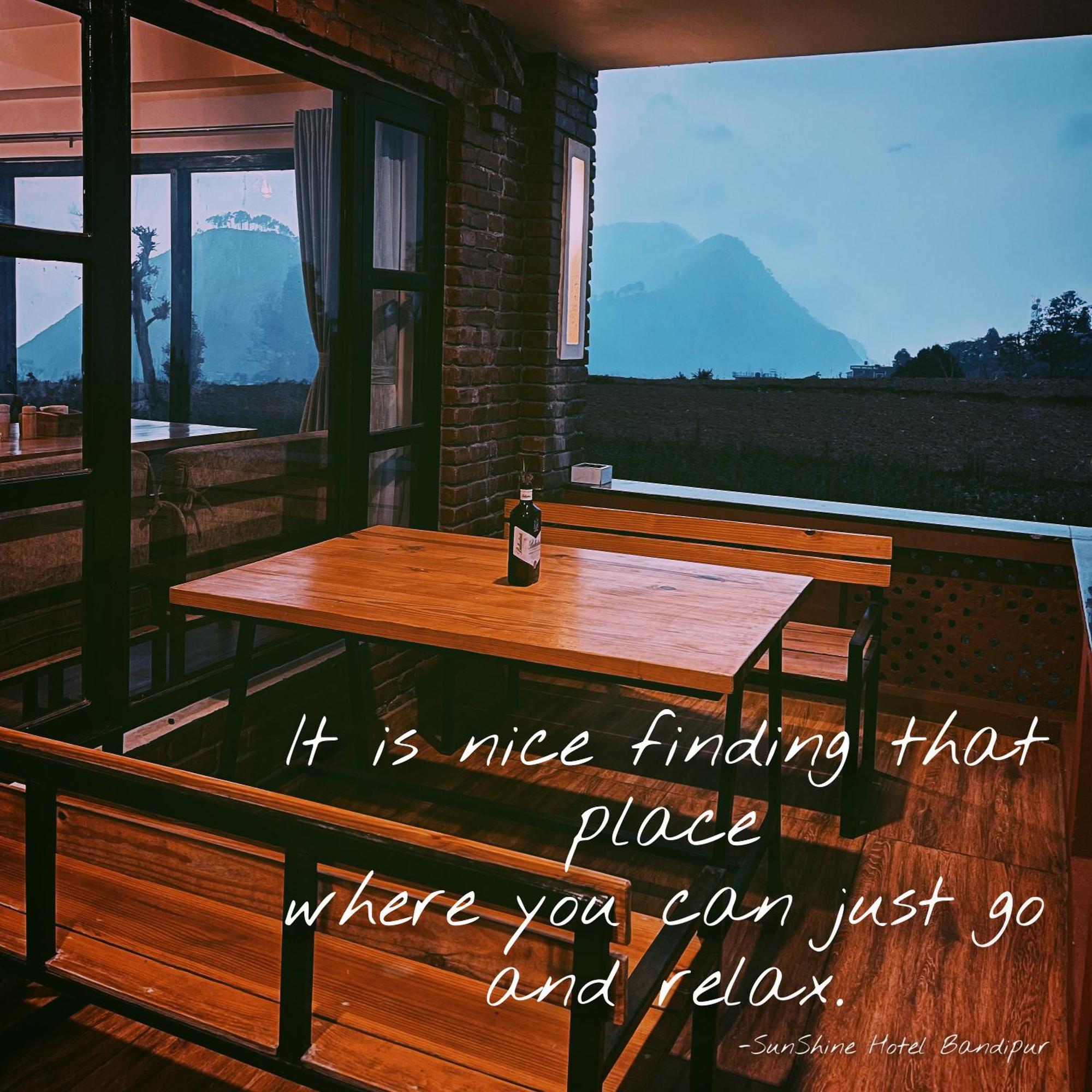 Sunshine Hotel Bandipur Tanahun Extérieur photo